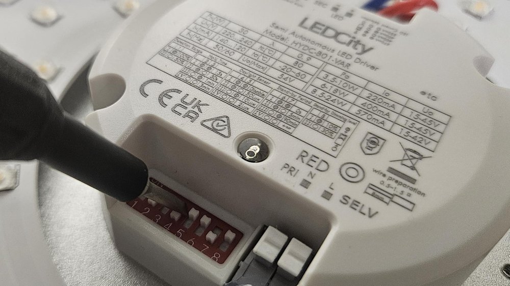 Sensor-Setup im LEDCity-Lager